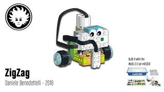 WeDo 2.0 one motor line follower robot