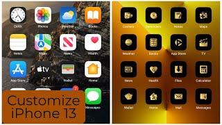 iPhone 13/iOS 15 Custom HomeScreen Setup