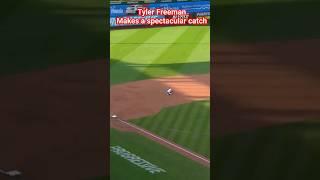 Tyler Freeman makes a spectacular catch #mlbb #2023 #viral #trending