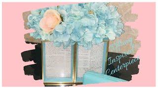TIFFANY & Co Centerpiece | Tiffany & Co Wedding and Bridal Shower DIY Decor Ideas | Dollar Tree