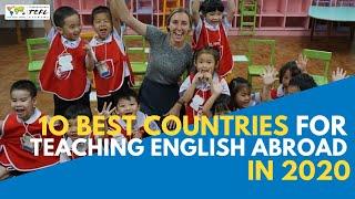 10 Best Countries For Teaching English Abroad in 2020 - Webcast