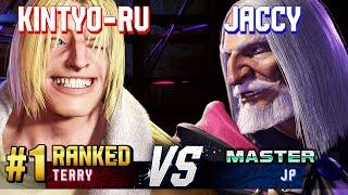 SF6 ▰ KINTYO-RU (#1 Ranked Terry) vs JACCY (JP) ▰ High Level Gameplay