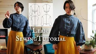 How to Sew the Leah Blouse! 1860s shirt pdf sewing pattern