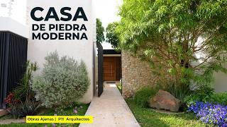 MODERN STONE HOUSE with materials from the Mérida region | EXTERNAL WORKS | P11 ARCHITECTS