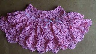 Юбочка крючком для девочки. Часть 1 . Skirt crochet for girl