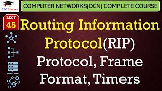 L45: Routing Information Protocol(RIP) Protocol, Frame Format, Timers | DCN Lectures in Hindi