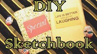 DIY Блокнот скетчбук своими руками / How to make Sketchbook / AMIX