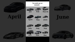 Your birthday month  your future car              instagram  car  caredit  birthday  gift  cars  4k