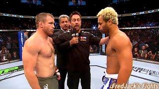 Josh Koscheck vs Matt Hughes Highlights (Koscheck RETIRES HUGHES) #ufc