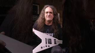 Songwriting on the Mustaine V! #megadeth 