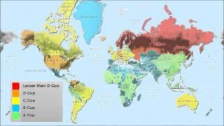 Breast Size of Women in Different Countries