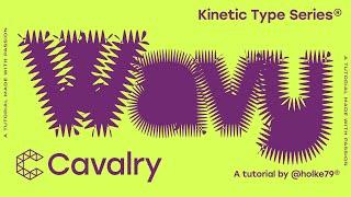 KTS® -  Wavy Letters in Cavalry