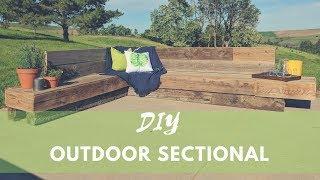 How To Build An Outdoor Sectional | DIY Patio Furniture