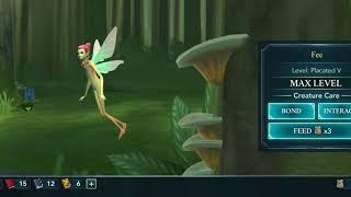 Harry Potter Hogwarts Mystery - Fairy feeding, bonding, and interacting.