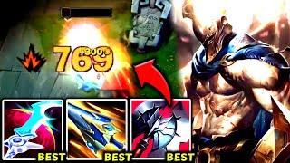 PANTHEON TOP 100% TEARS APART ALL TOPLANERS TOO EASY!  S14 Pantheon TOP Gameplay Guide