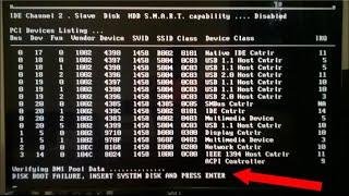 DISK BOOT FAILURE INSERT SYSTEM DISK AND PRESS ENTER