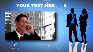 Template Sony Vegas Pro -  Business Blue intro