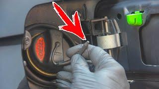 BMW fix Tether strap fuel cap DIY