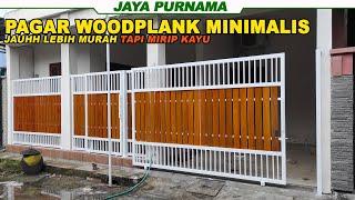 pagar woodplank minimalis lisplang buat pagar