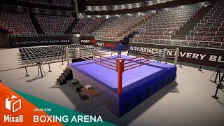 Boxing arena   pavilion | Unity | Unreal | Assetstore