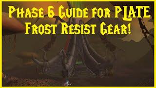 Classic WoW: Phase 6 Guide for PLATE Frost Resist Gear!