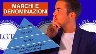 MARCHI E DENOMINAZIONI; Vini DOC, DOCG, IGT ... Un viaggio nei DISCIPLINARI di produzione.