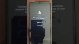 Xiaomi Device Locked Çözümü, Couldn't verify Mi account ID Can't connect to network problem..