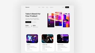 Digital Agency Landing Page Design | HTML, CSS, JS