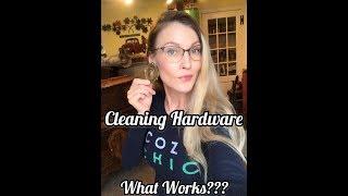 Cleaning Brass Hardware, Let's compare 3 ways!!!