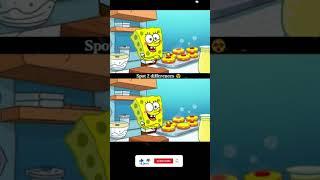 Spot 2 differences #spongebob
