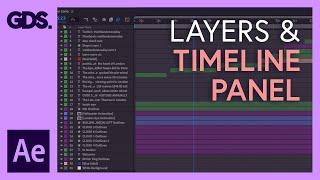 Layers & The Timeline Panel In Adobe After Effects Ep3/48 [Adobe After Effects for Beginners]