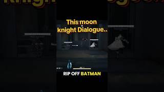 Moon Knight ripping on Batman! #marvel #dccomics