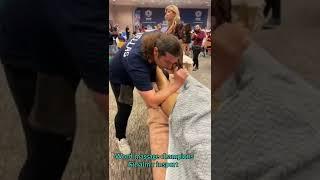 wmf world championship of massage final in category sport massage!!!nice techniques for the legs