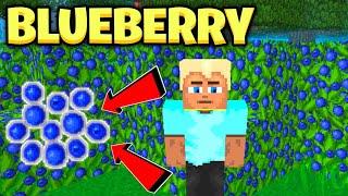 🫐 HOW TO COLLECT BLUEBERRY FROM BUSH LEAVES | @XREALM 