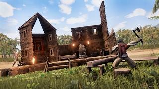 Conan Exiles — ВСТУПИЛ В КЛАН! СТРОИМ БАЗУ!