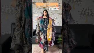 Non-revealing maxi dresses haul️ #ytshorts #shorts #shortsviral #flipkart #maxidresseshaul