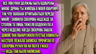 "You scoundrel! Purchases must be approved by me while you live in my apartment!" the mother-in-l...