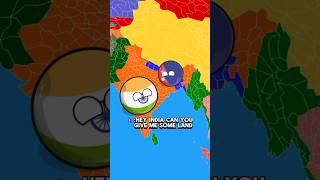 What If Nepal Make A Empire #shorts #nepal#countryballs #vs #india #pakistan #russia #like