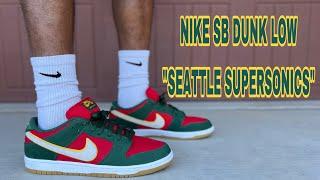 NIKE SB DUNK LOW PRM "SEATTLE SUPERSONICS" 2024! REVIEW & ON FEET MAN OH MAN THESE ARE EXQUISTE!