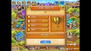 Farm Frenzy 3 only GOLD (level 52) playthrough Веселая ферма 3 (уровень 52) Золото