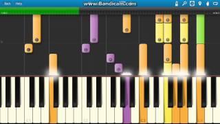 Twin Peaks Theme Song Piano Tutorial - How to play - Synthesia