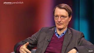 Karl Lauterbach bei phoenix am 19. Februar 2021
