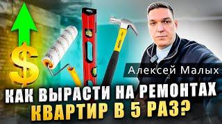 Разбор Бизнеса - ремонт квартир. Как вырасти в 5 раз? Пошаговая инструкция.