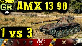 World of Tanks AMX 13 90 Replay - 7 Kills 4.6K DMG(Patch 1.4.0)