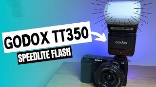 I REGRET not getting a flash SOONER!! Godox TT350 External Flash for Sony ZV E10