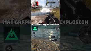 Water Explosion Max Graphics comparison WARZONE MOBILE VS DELTA FORCE MOBILE