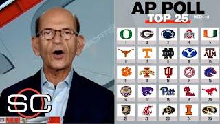 ESPN SC | Paul Finebaum weighs in on Alabama’s Playoff chances, Notre Dame's CFP hopes are fine?