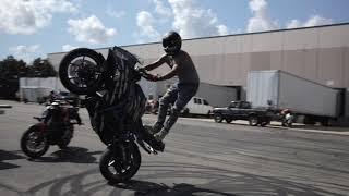 Hollywood Stunts Lot Day RAW Stunt Riding |  Leaned Back in Chiraq 2020