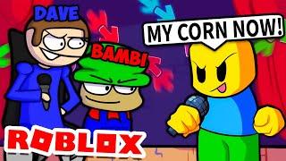 I Pretended To Be DAVE & BAMBI In Roblox Funky Friday