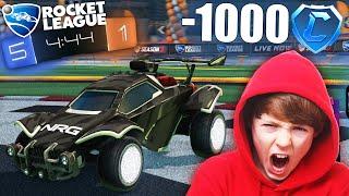 ИГРАЮ С ШКОЛЬНИКОМ НА 1000 КРЕДИТОВ В РОКЕТ ЛИГЕ! - ROCKET LEAGUE